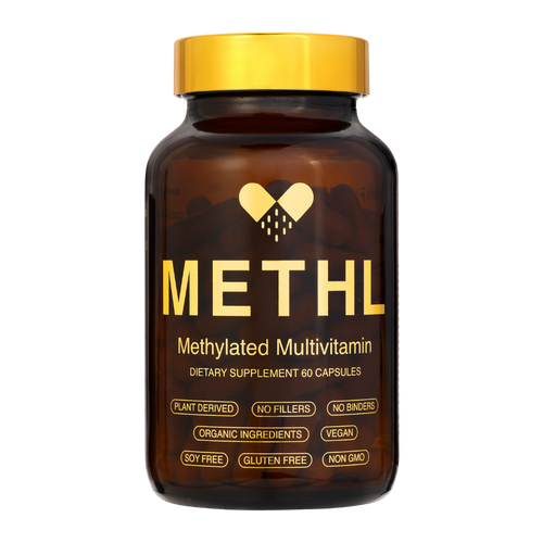 METHL'S Methylated Multivitamin - Organic - with Turmeric, Garlic and Fermented Greens Powder